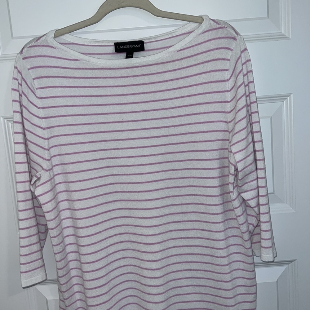 Lane Bryant 3/4 Sleeve Tunic Sweater Size 14/16 - Picture 2 of 8
